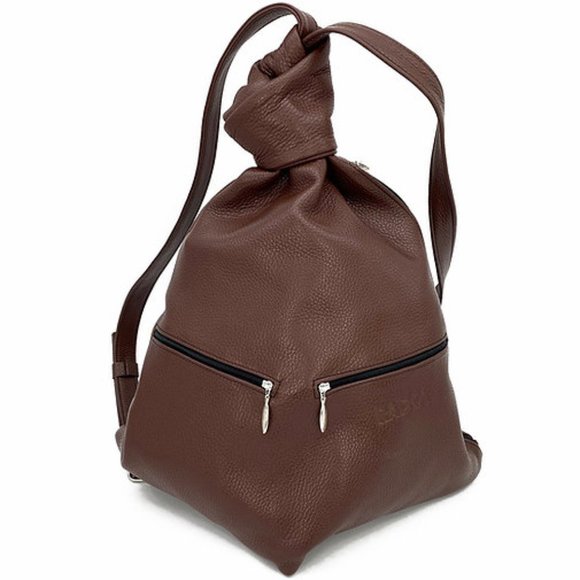 Millie Knot Leather Backpack (Etsy) - NWOT